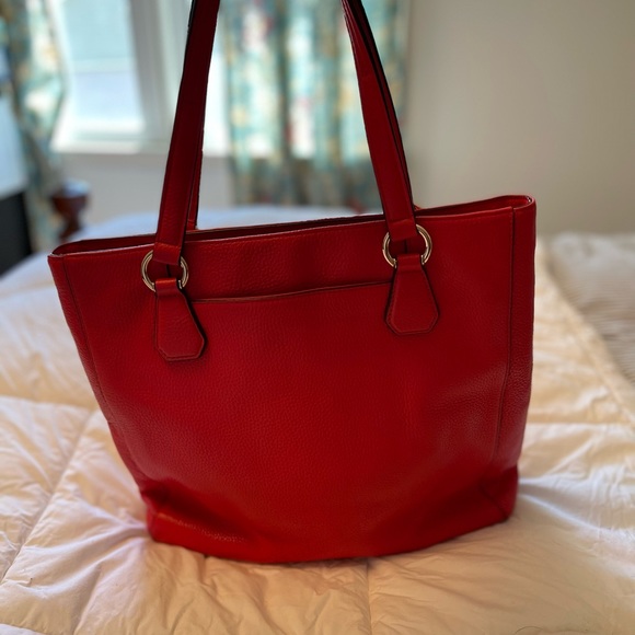 NWT Michael Kors tote, red - Picture 4 of 10